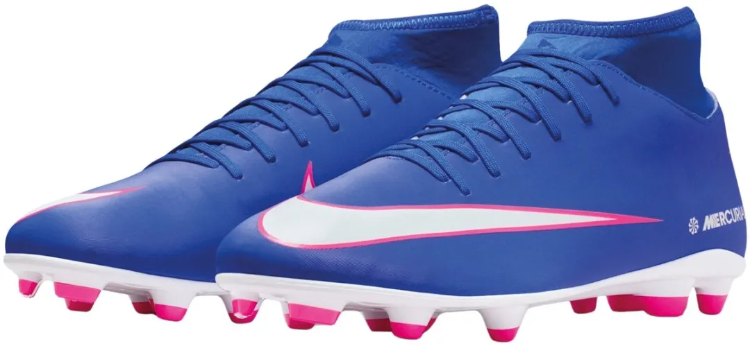 Nike Mercurial Superfly 10 FG Voetbalschoenen - Blauw/Wit