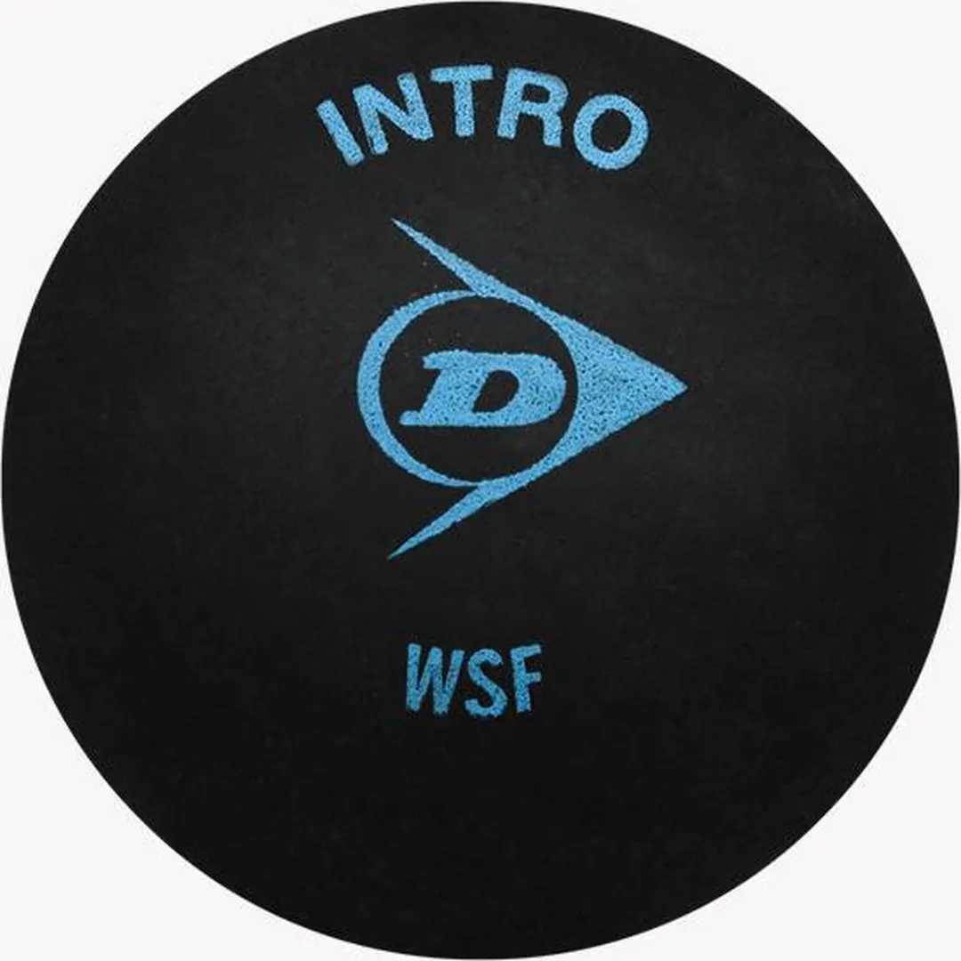 Dunlop Intro Squashballen - 3 Stuks - Blauw/Zwart
