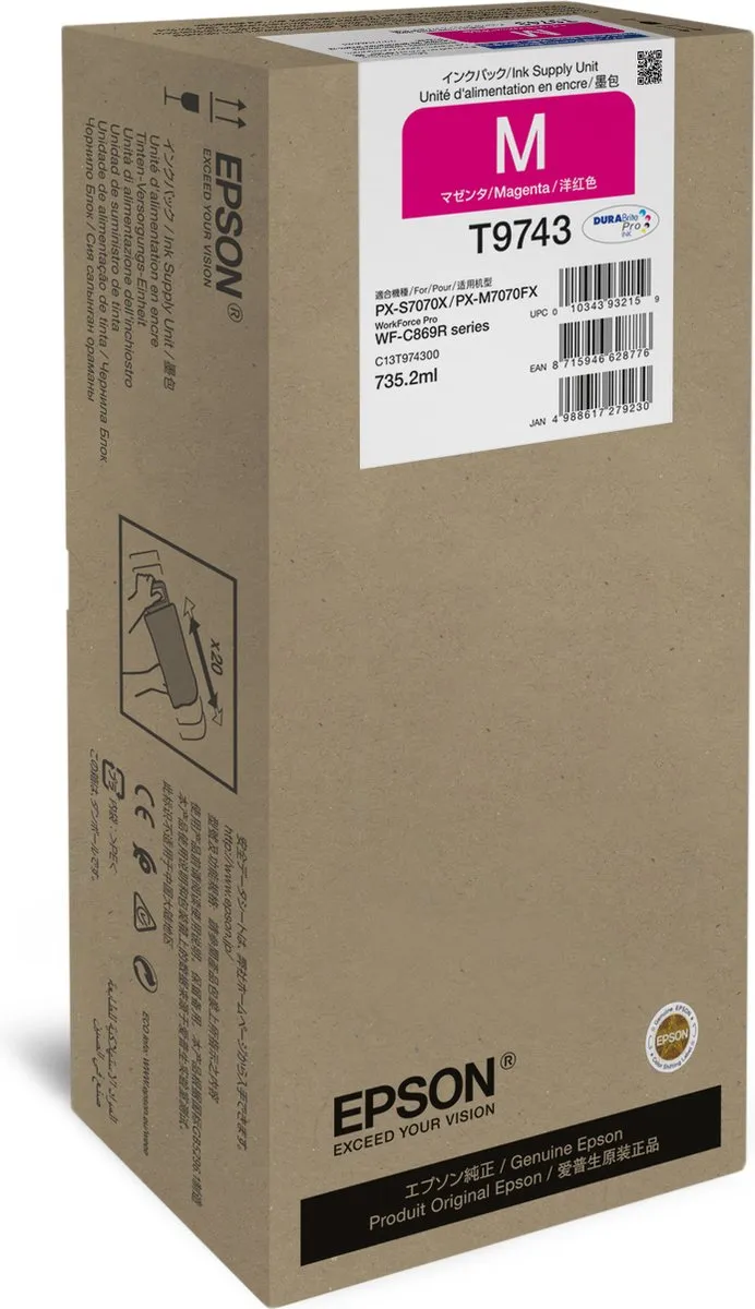 Epson WF-C869R XXL Magenta C13T974300