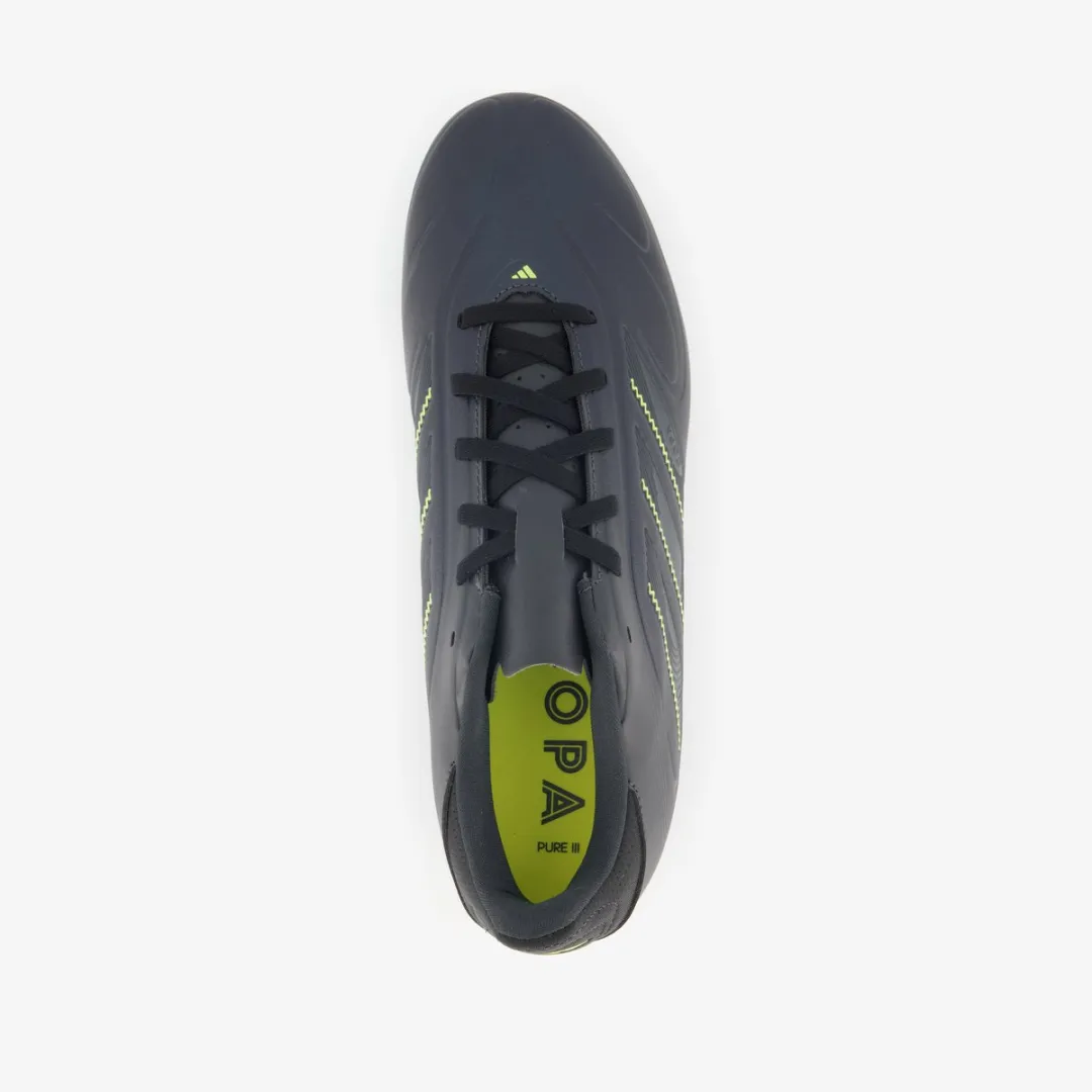 Adidas Copa Pure 3 Club FG/MG Voetbalschoenen - Heren 44 - Zwart/Geel