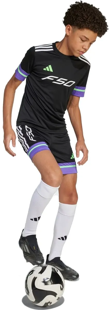 Adidas F50 JSY Y Kinder Voetbalshirt - Maat 152/158 - Zwart