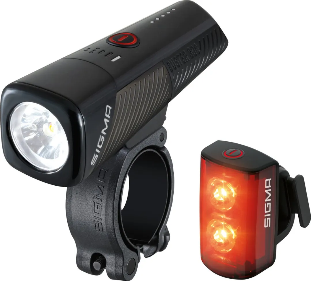 Sigma Buster 800 USB LED Fietsverlichtingset 800 Lumen