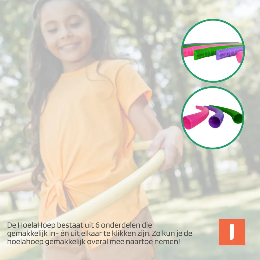 Jobber Toys Hoelahoep 60cm met Springelastiek