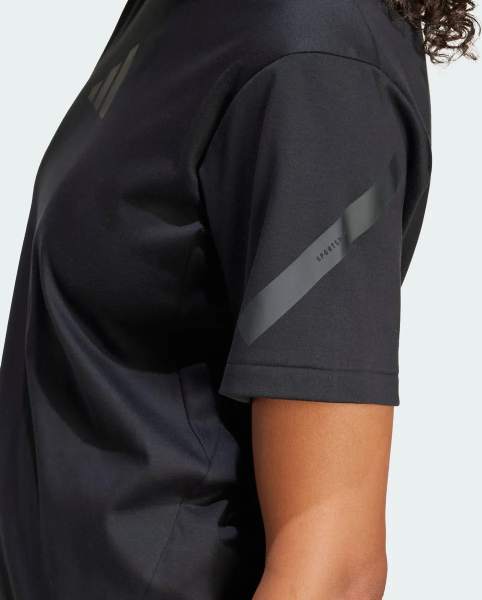 adidas Z.N.E. T-shirt JE7846 - Dames - XS - Zwart