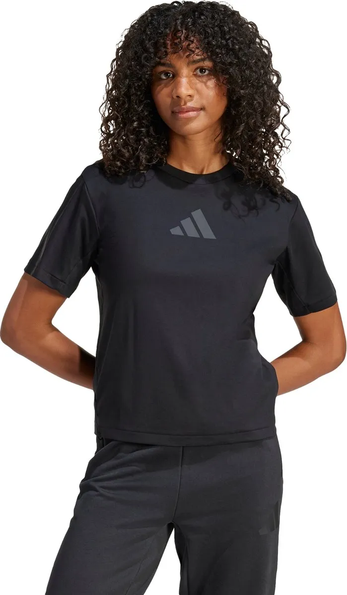 adidas Z.N.E. T-shirt JE7846 - Dames - XS - Zwart
