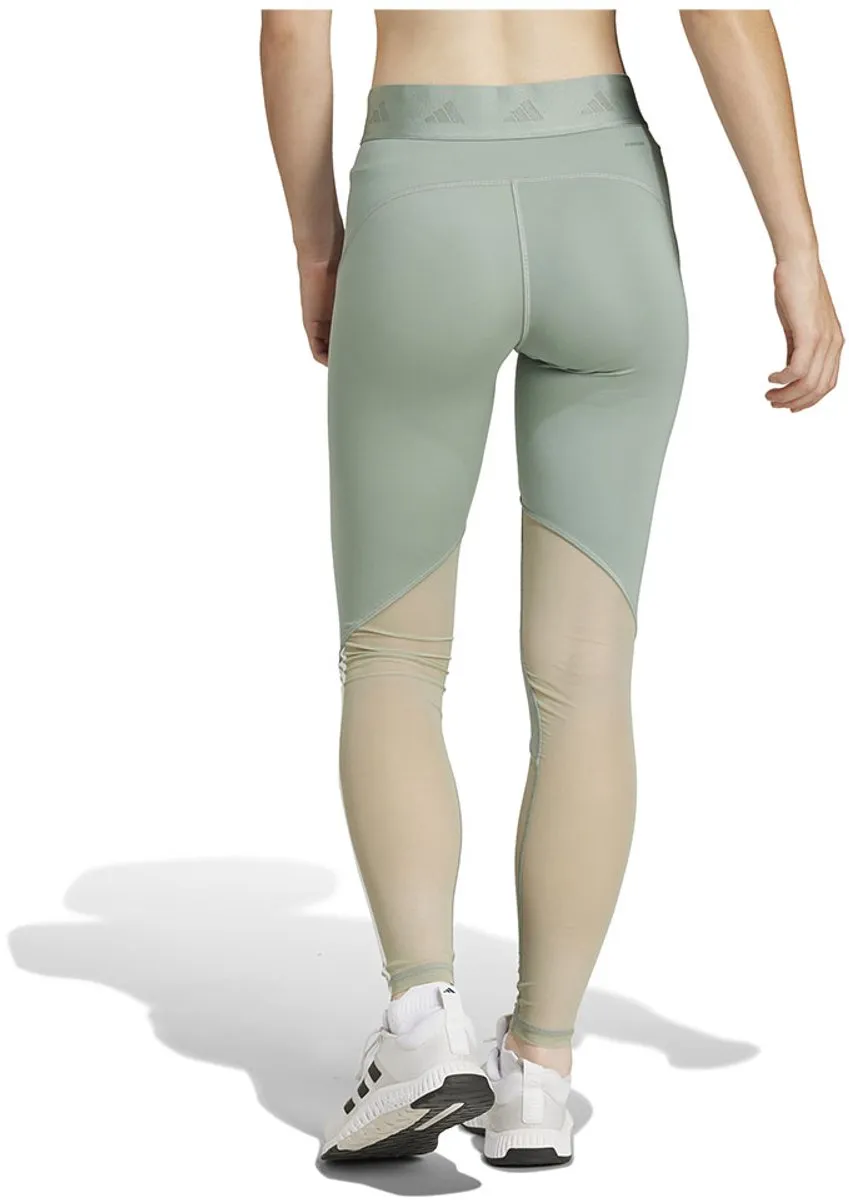adidas Hyglm 1/1 L Trainingslegging Dames - Groen