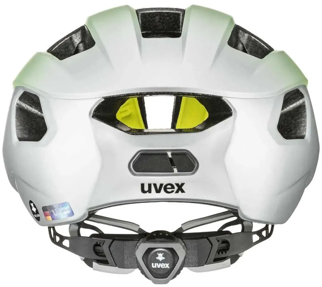 Uvex Rise CC Tocsen Fietshelm - 52-56cm - Neon Geel/Zilver