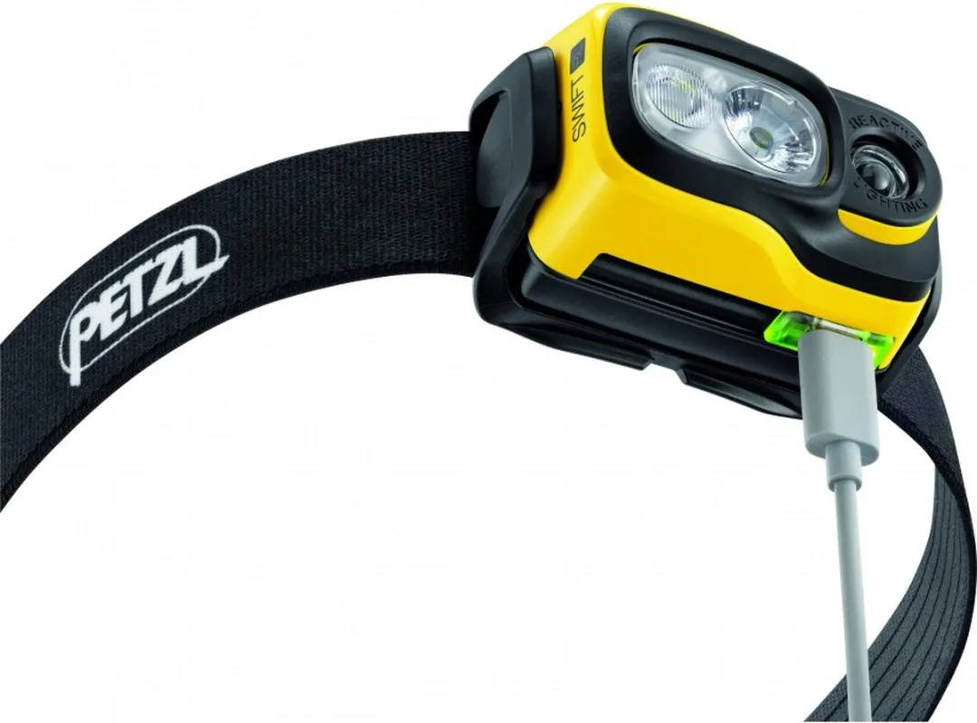 Petzl Swift RL Pro Zaklamp - 1100 Lm - Geel/Zwart - afbeelding 6 van 6