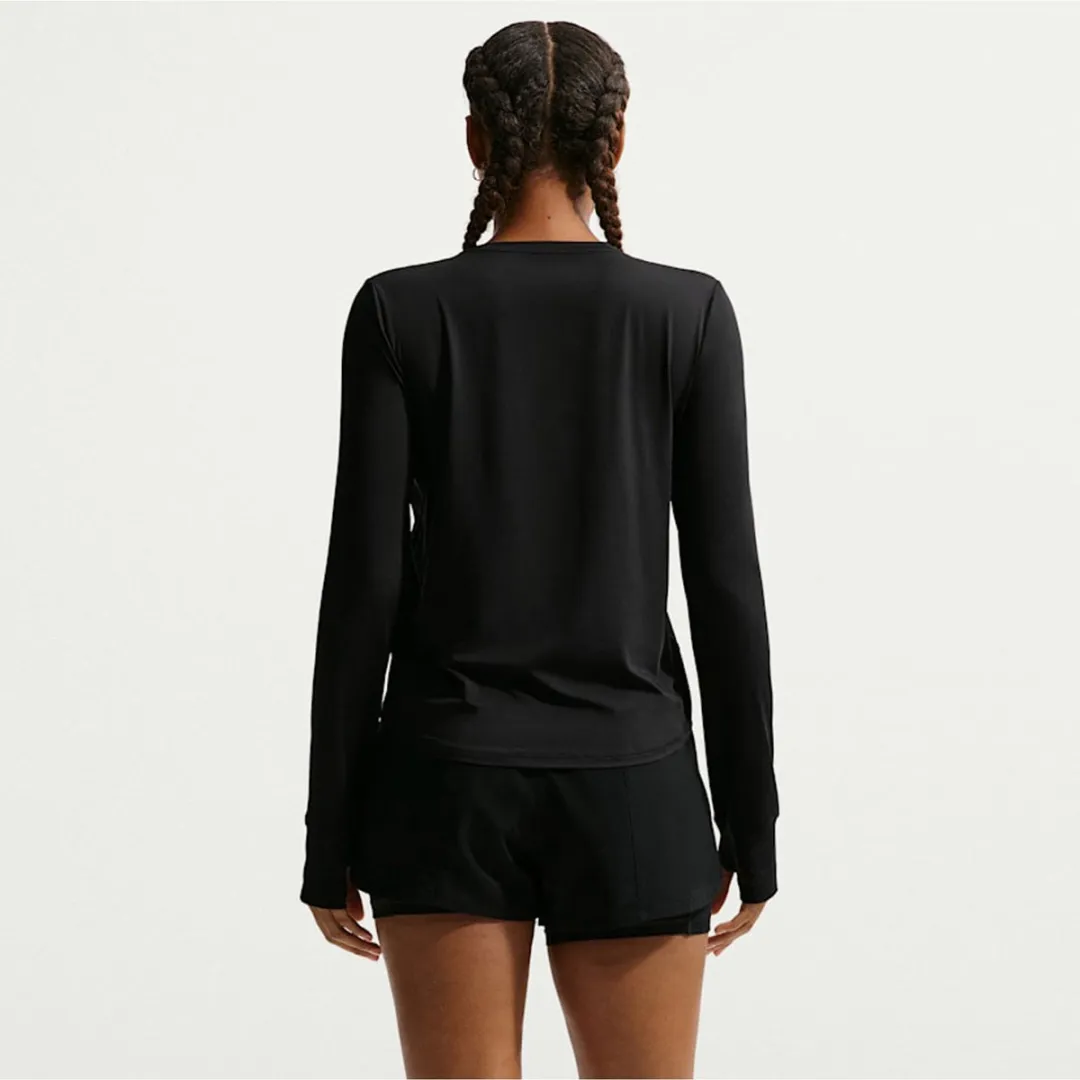 Nike One Classic Dri-FIT Shirt Dames XL - Zwart