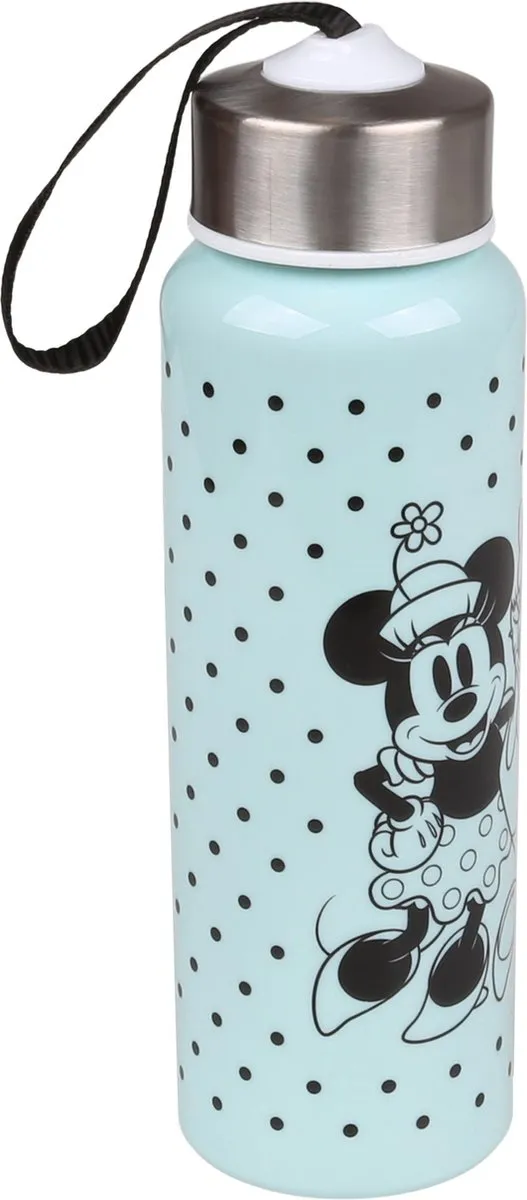 Disney Minnie Mouse Drinkfles 650ml - Aquamarijn