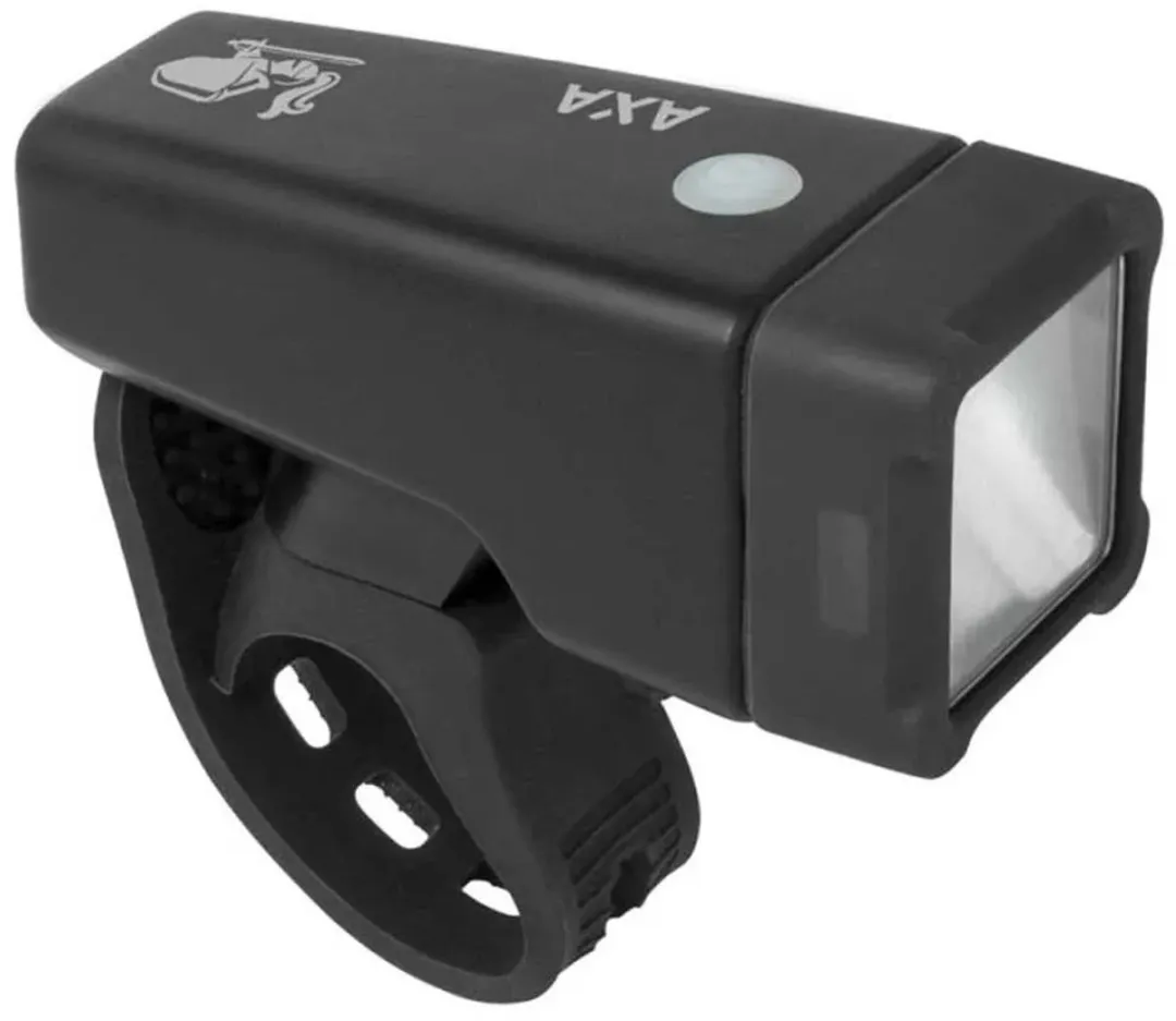 AXA Niteline T4R Fietsverlichting Set - USB Oplaadbaar - Zwart