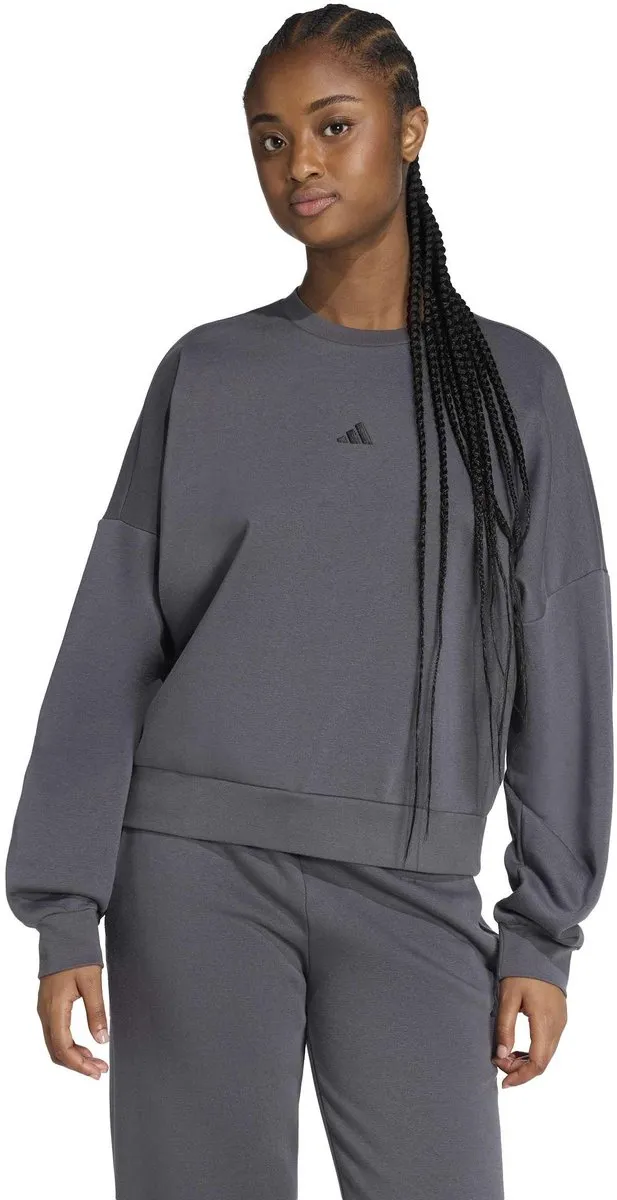 Adidas W SL FC Sweater KC5279 - Donkergrijs M