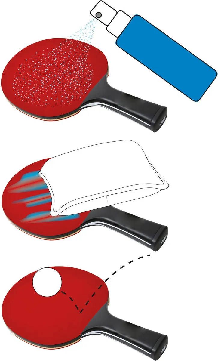 Schildkröt Tafeltennis Reinigingsset - Multicolor