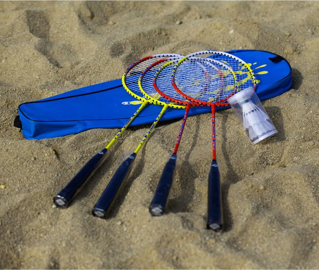 Schildkröt Badminton Set - 4 Spelers - Blauw