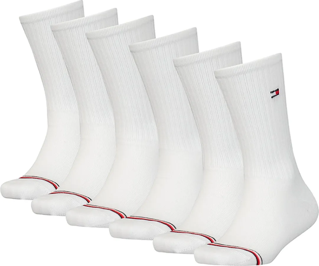 Tommy Hilfiger Kids Sokken Sport Wit 3 Stuks