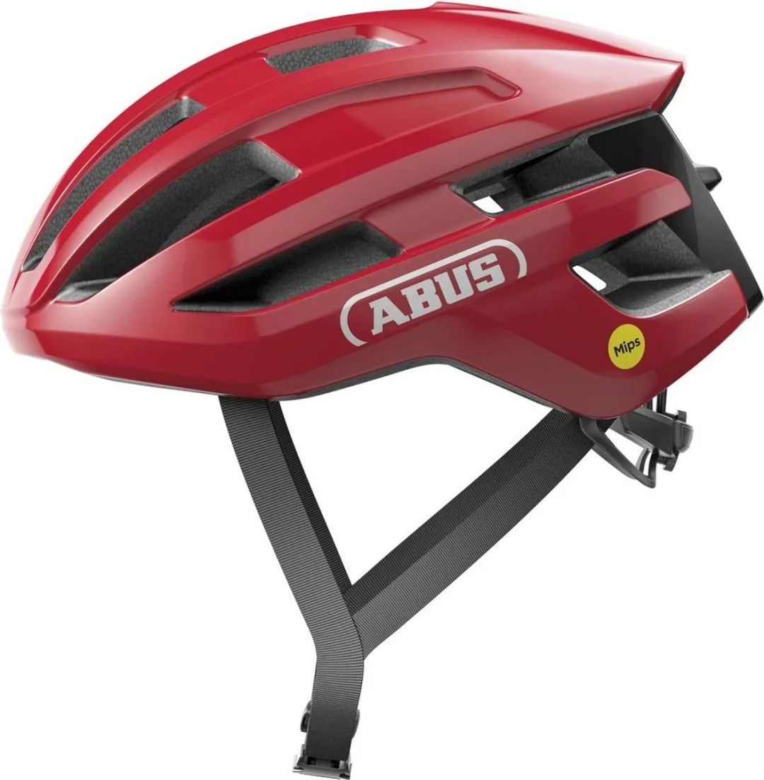 ABUS POWERDOME MIPS Roadhelm M - Blaze Red