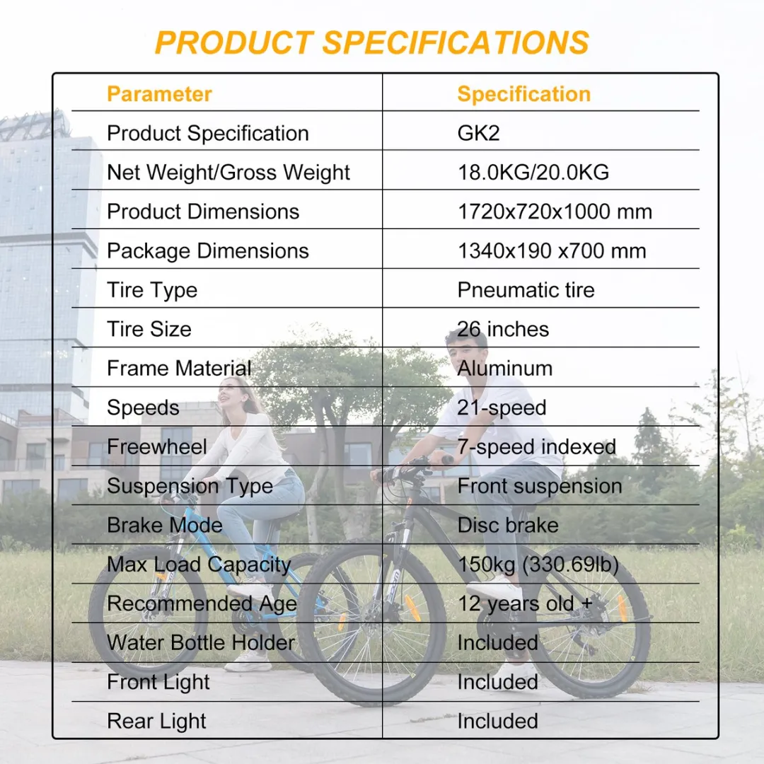 RCB 26 inch Tienersfiets - 21 Versnellingen - Blauw - afbeelding 6 van 6