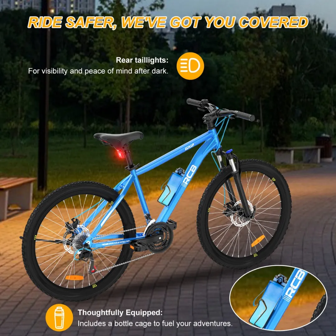 RCB 26 inch Tienersfiets - 21 Versnellingen - Blauw