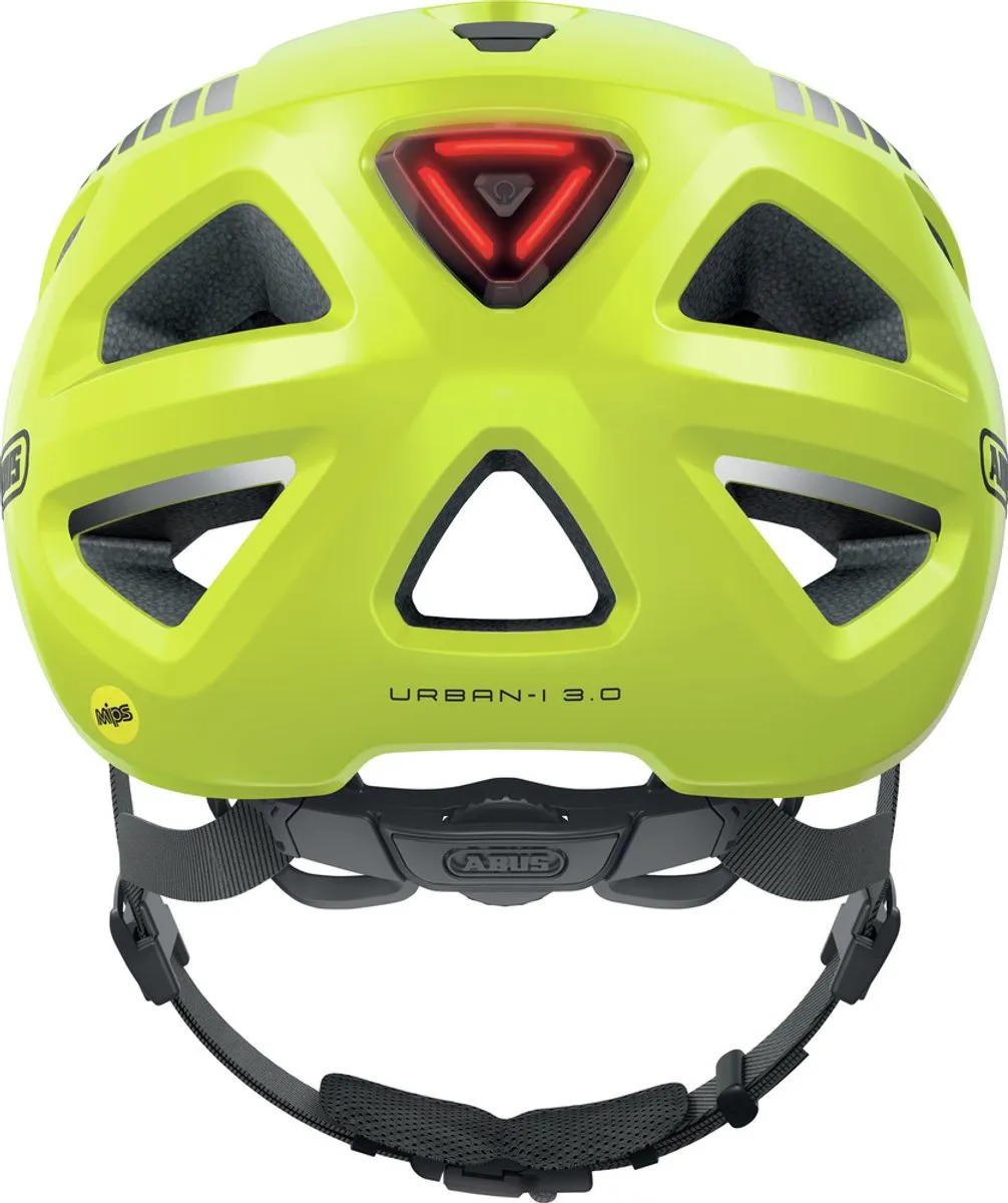 ABUS Urban-I 3.0 Helm - Geel - Maat L 56-61cm - MIPS