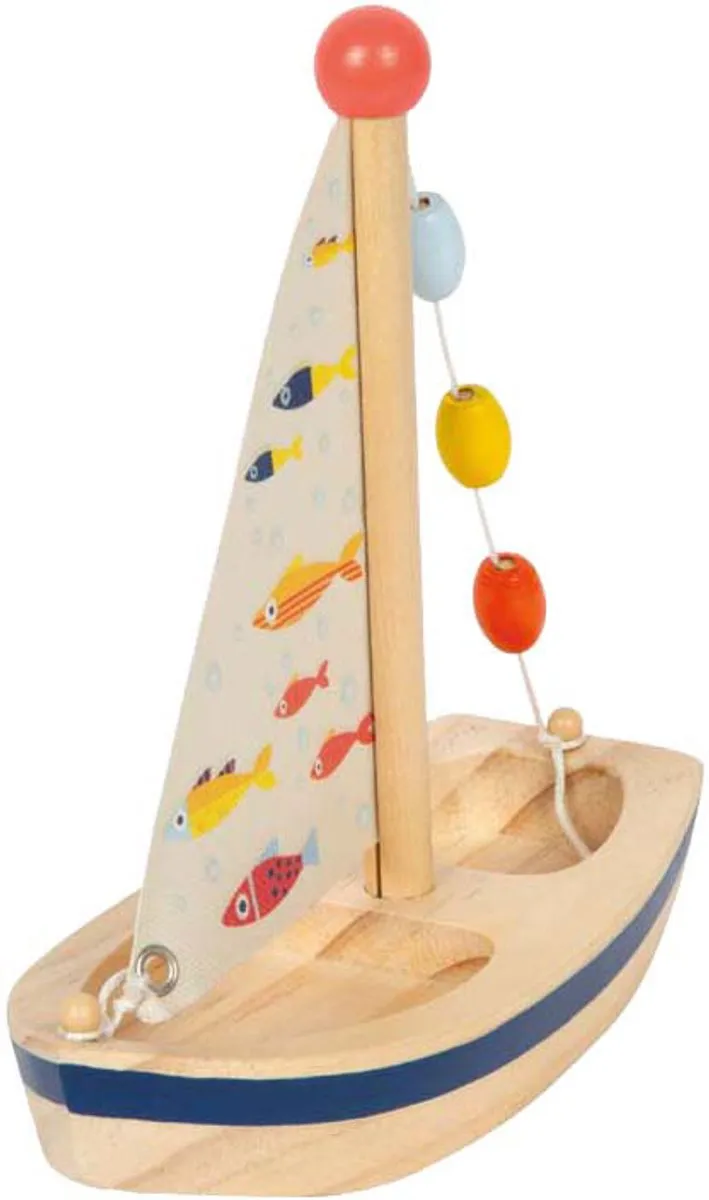 Small Foot Houten Zeilboot Grote Oceaan - 1 Persoon - Multicolor