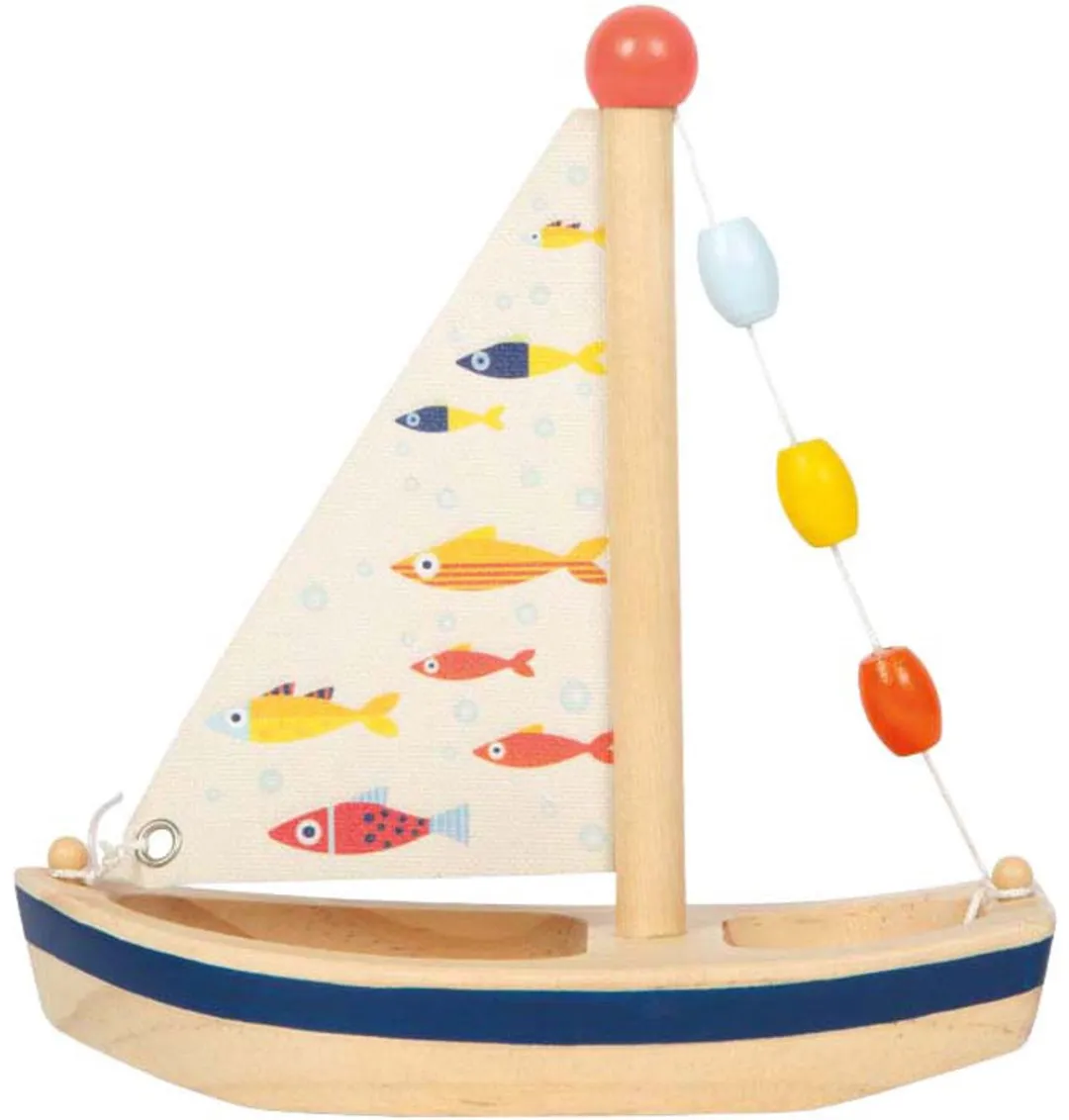 Small Foot Houten Zeilboot Grote Oceaan - 1 Persoon - Multicolor