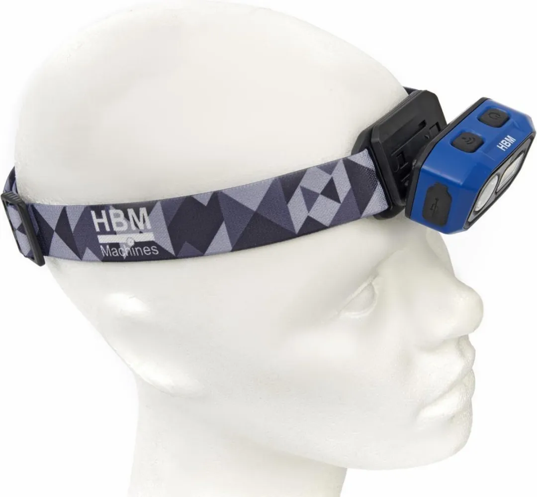 HBM Machines 10335 Hoofdlamp Blauw