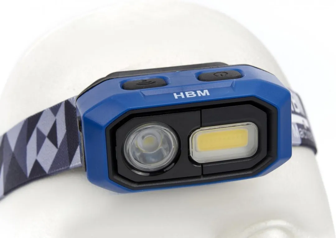 HBM Machines 10335 Hoofdlamp Blauw