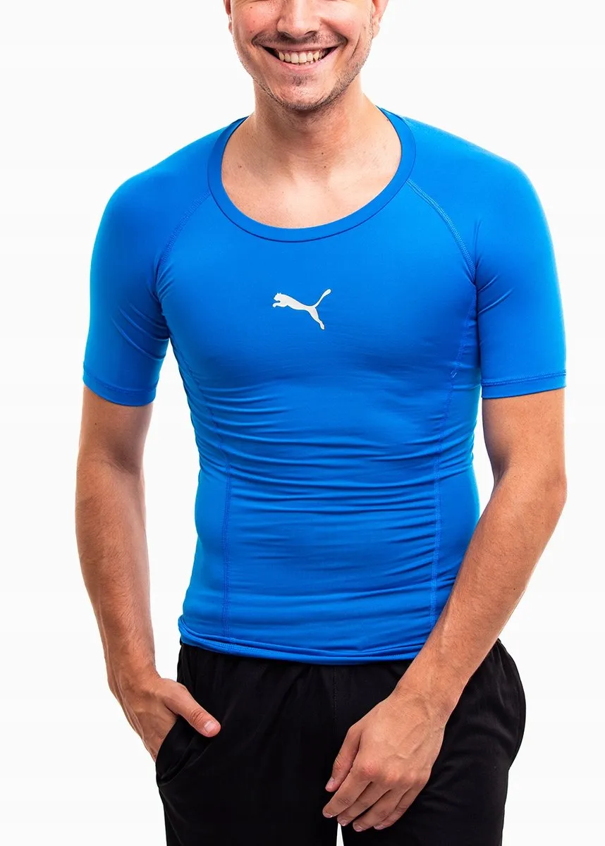 PUMA Liga Sportshirt Heren - Blauw - L