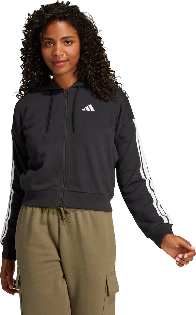 adidas Sportswear Essentials 3-Stripes French Terry Ritshoodie S