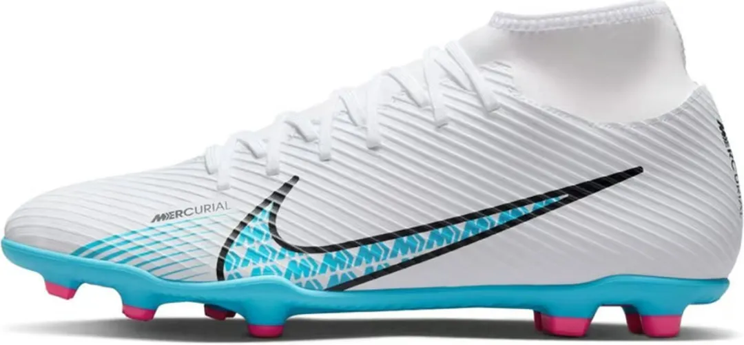 Nike Superfly 9 Voetbalschoenen FG - Maat 45 - Wit/Blauw/Roze
