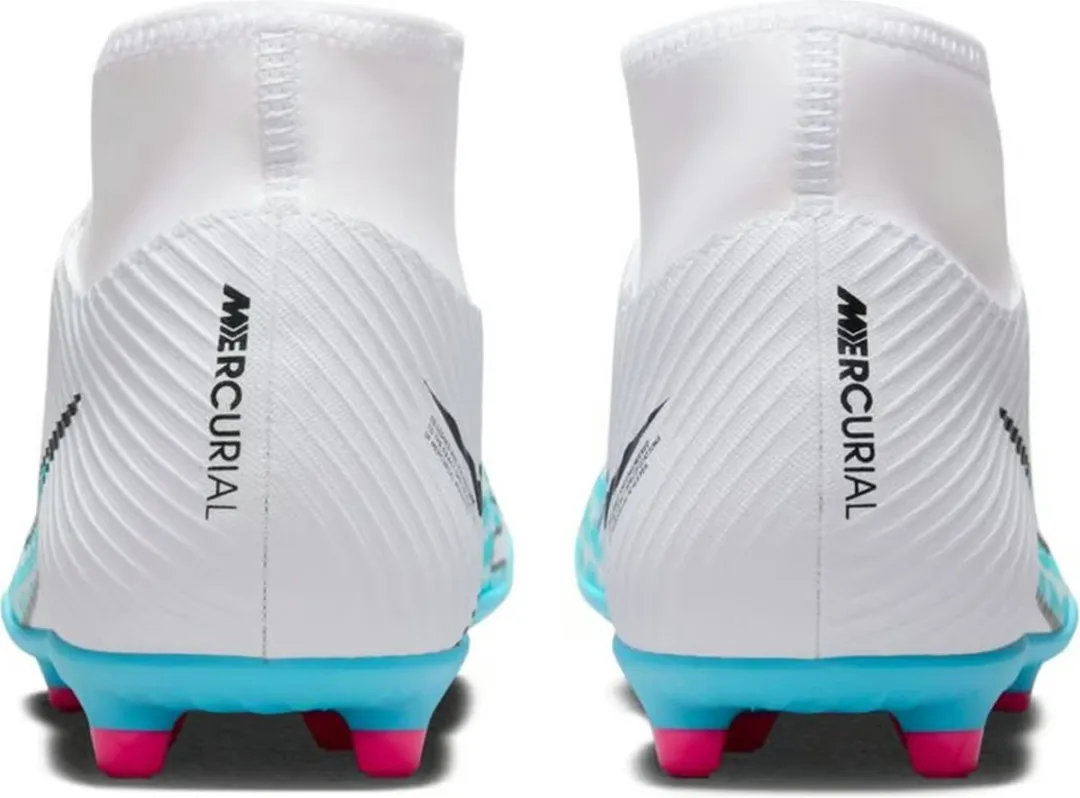 Nike Superfly 9 Voetbalschoenen FG - Maat 45 - Wit/Blauw/Roze