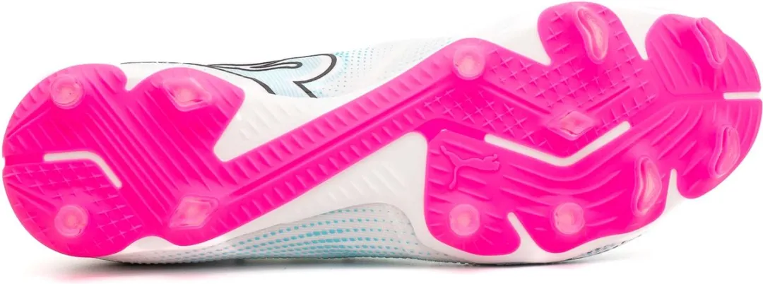 PUMA Future 7 Match FG/AG Heren Sportschoenen 42.5 - Wit/Zwart/Poison Pink