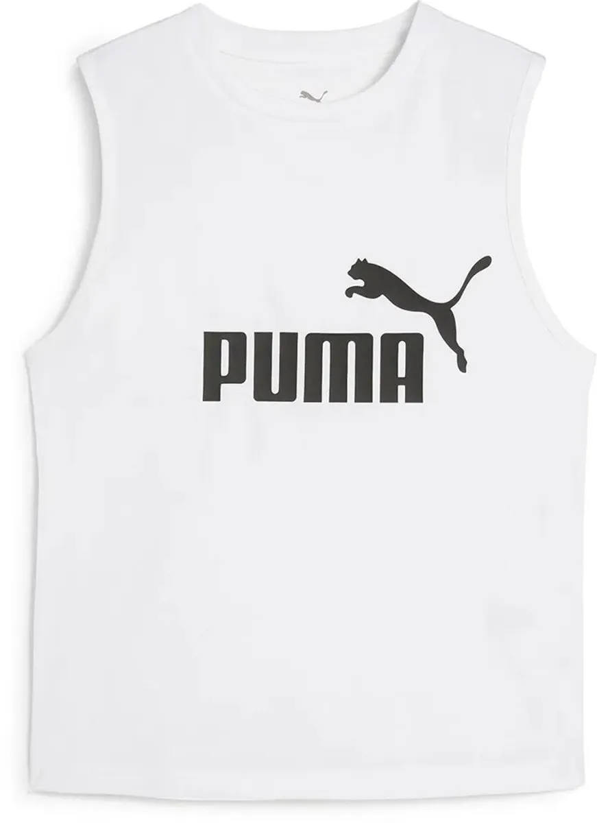 PUMA Damen Tanktop ESS No.1 Logo Slim 684968 - Wit - afbeelding 6 van 6