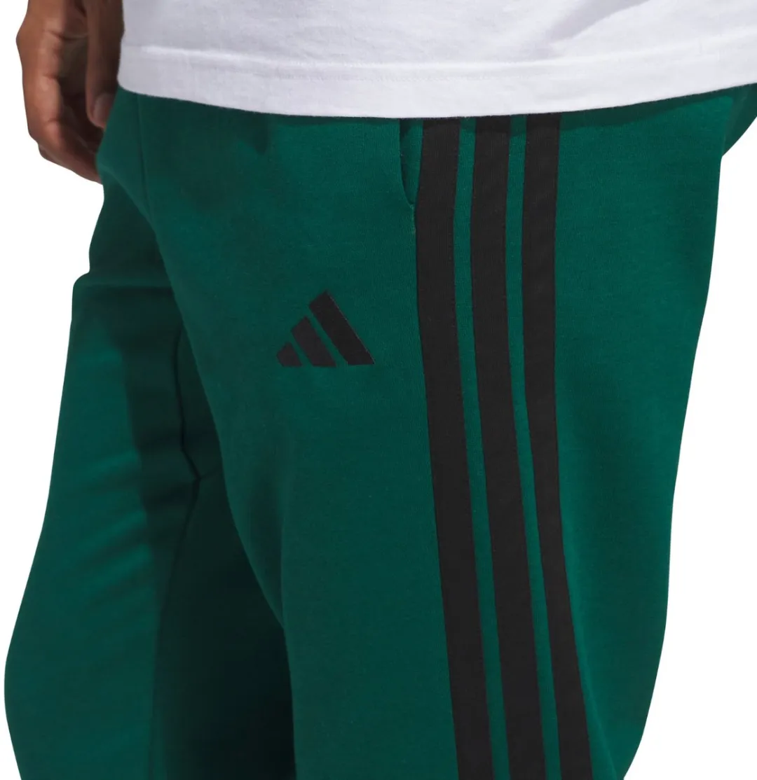 Adidas Essentials 3-Stripes Fleece Broek Heren - Groen 2XL
