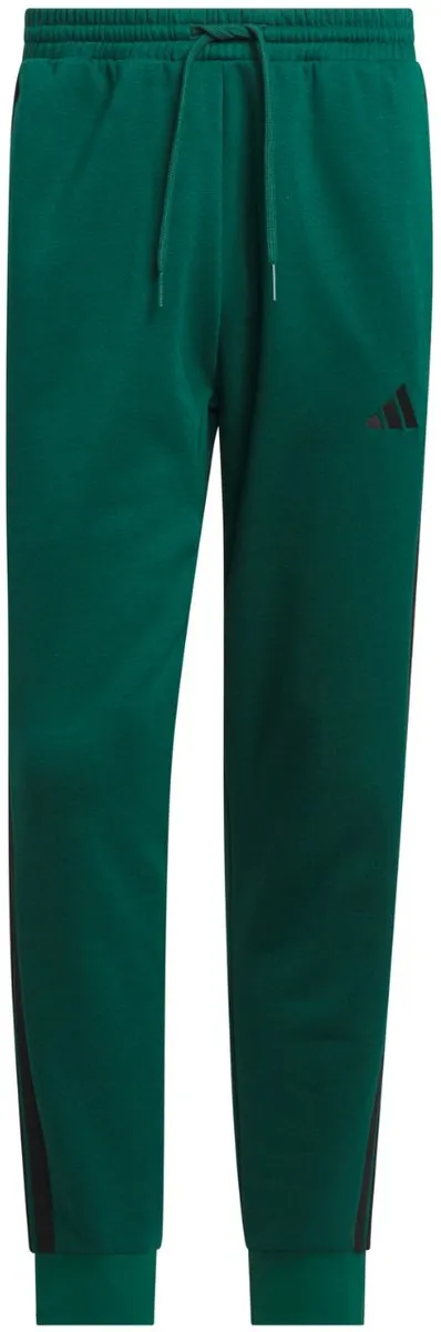 Adidas Essentials 3-Stripes Fleece Broek Heren - Groen 2XL