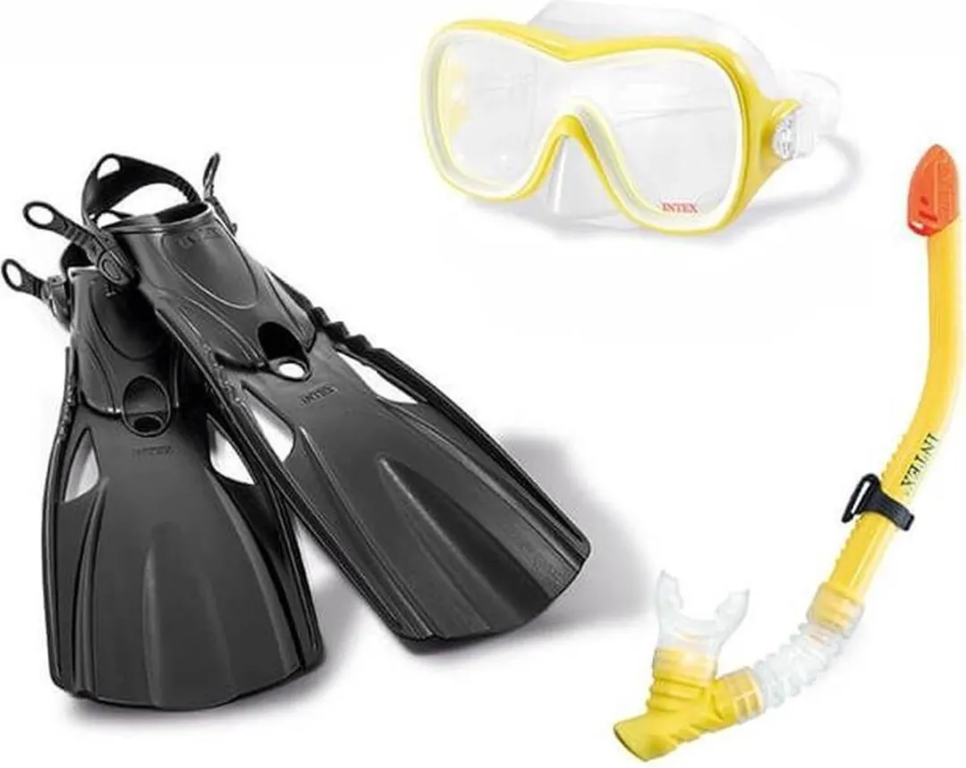 Intex Wave Rider Sports Set Snorkelset - M - Zwart