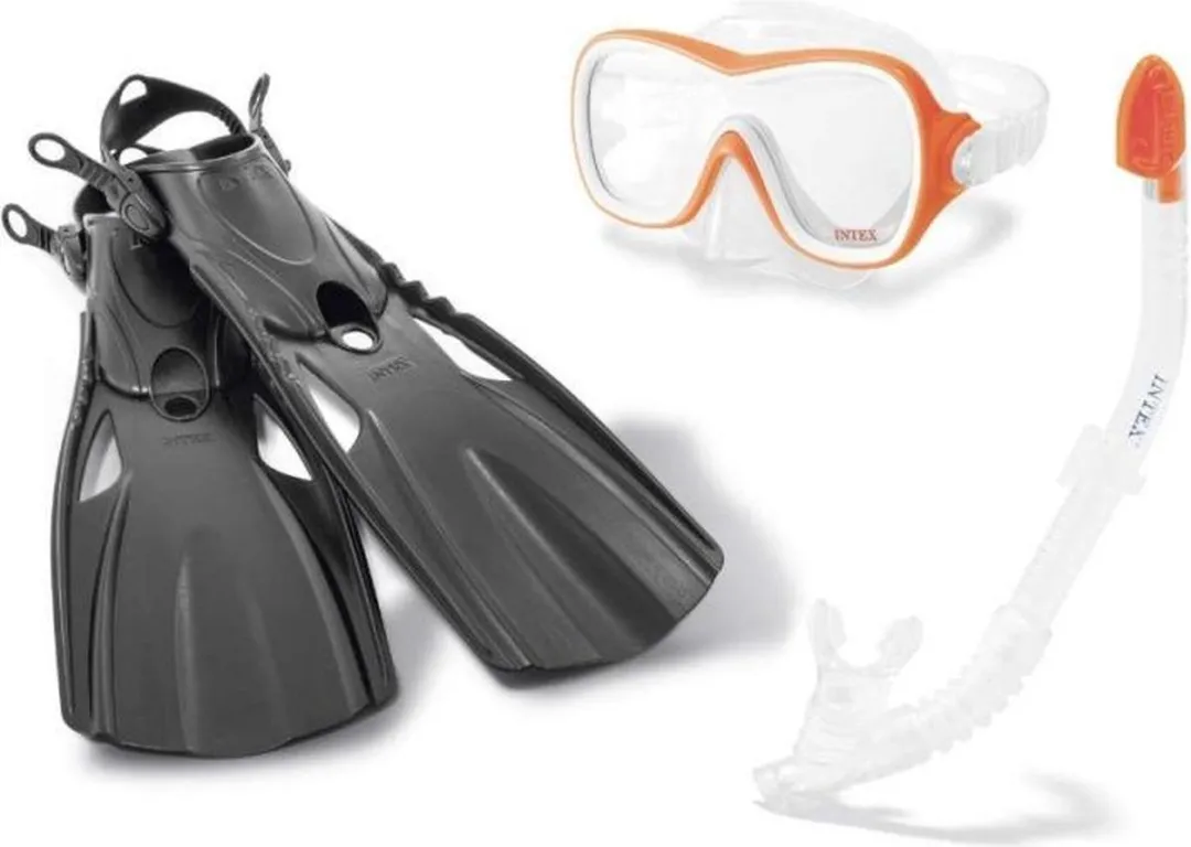 Intex Wave Rider Sports Set Snorkelset - M - Zwart