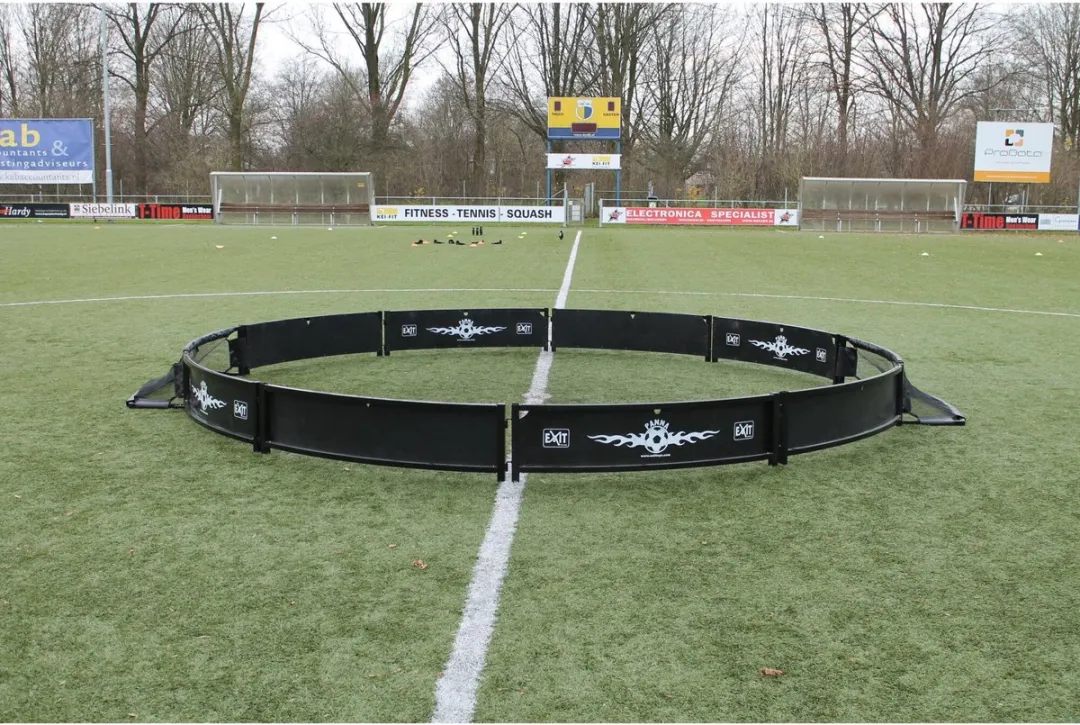 EXIT Pannaveld Straatvoetbal Ø488cm - 1 Doel - Zwart