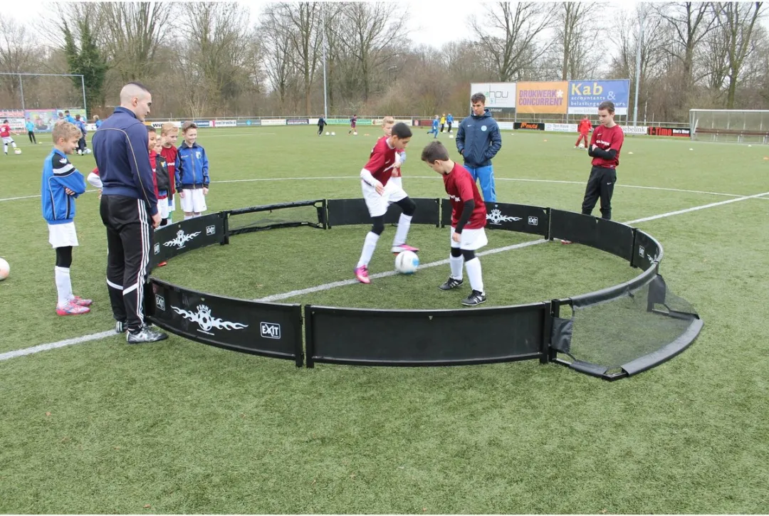 EXIT Pannaveld Straatvoetbal Ø488cm - 1 Doel - Zwart