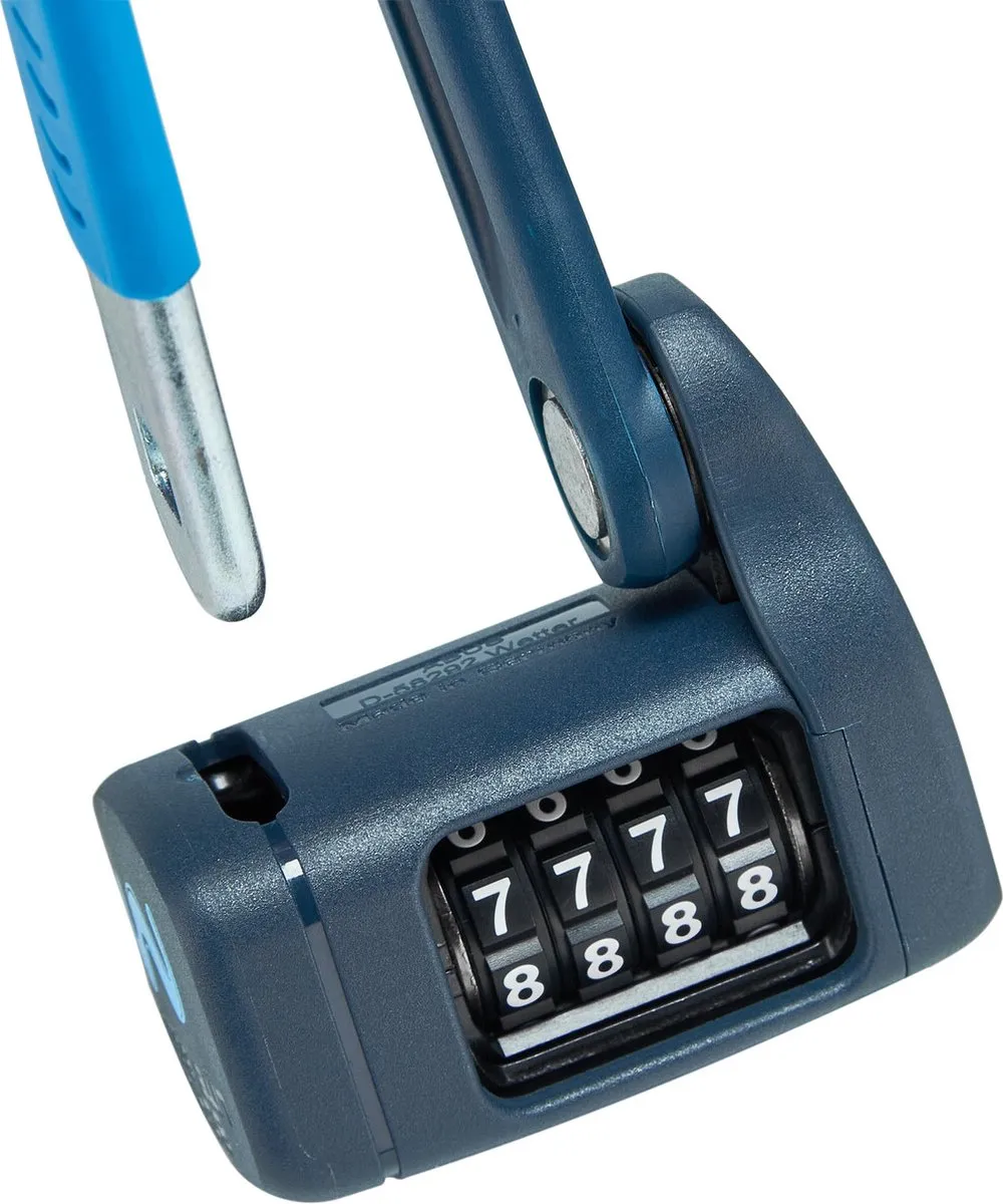ABUS Bordo Combo Lite Mini 6055C/60 Vouwslot - Blauw/Grijs/Rood/Zwart