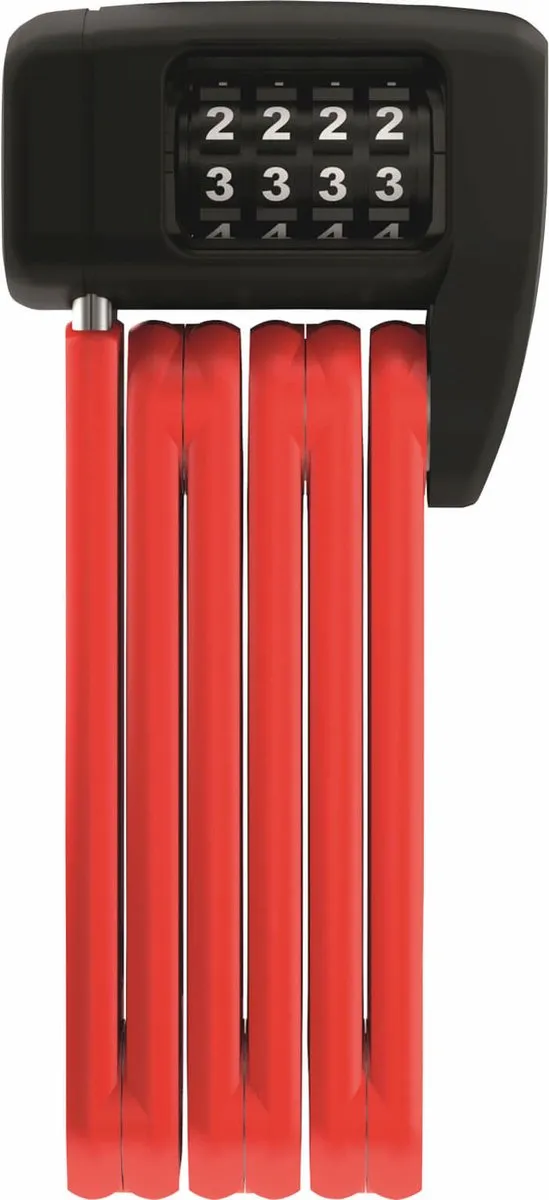 ABUS Bordo Combo Lite Mini 6055C/60 Vouwslot - Blauw/Grijs/Rood/Zwart