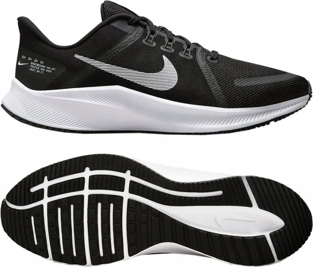 Nike Quest 4 Sportschoenen DA1105-006 - 47.5 - Zwart/Wit