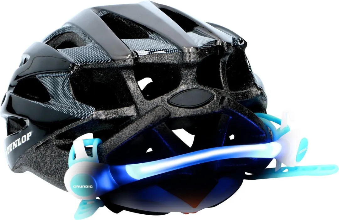 Grundig Fietslamp LED-band 17cm - Blauw/ Groen