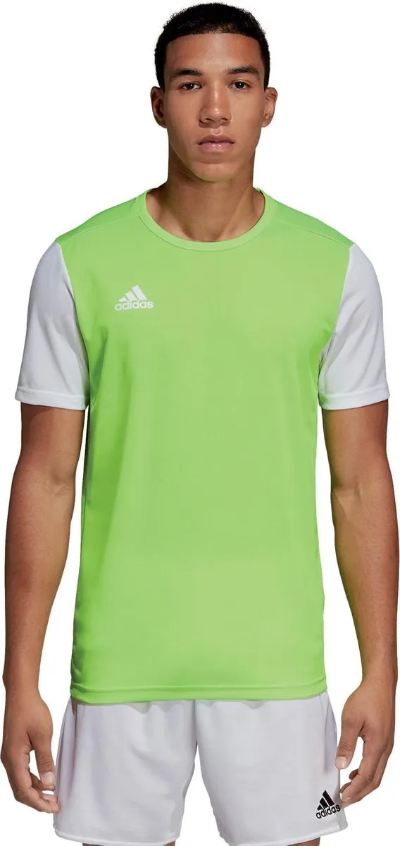 adidas Estro 19 Sportshirt S - Lime Groen