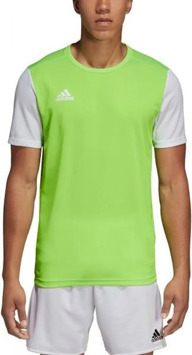 adidas Estro 19 Sportshirt S - Lime Groen