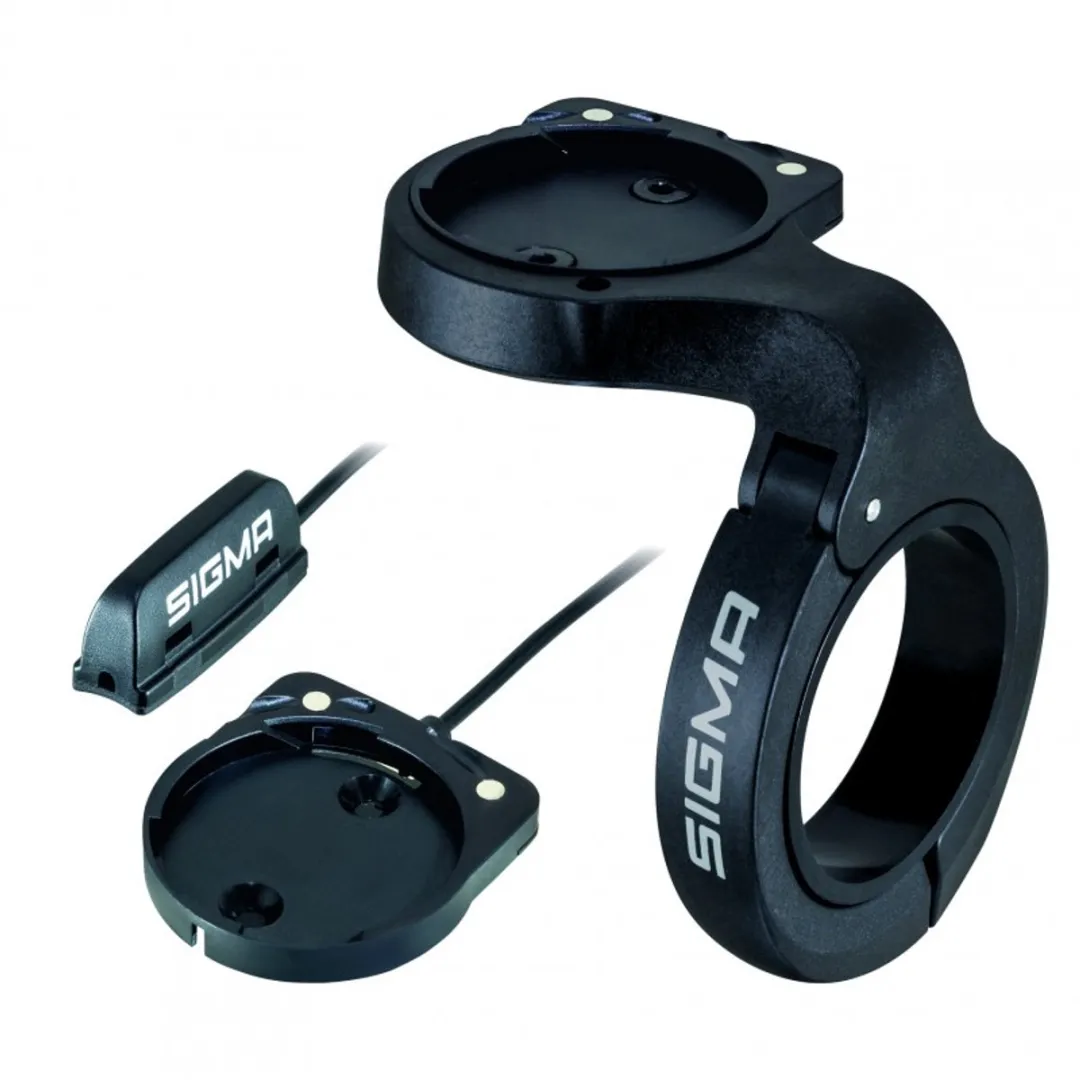 Sigma Overclamp Butler 2450 WL+WR Fietscomputerhouder - Black