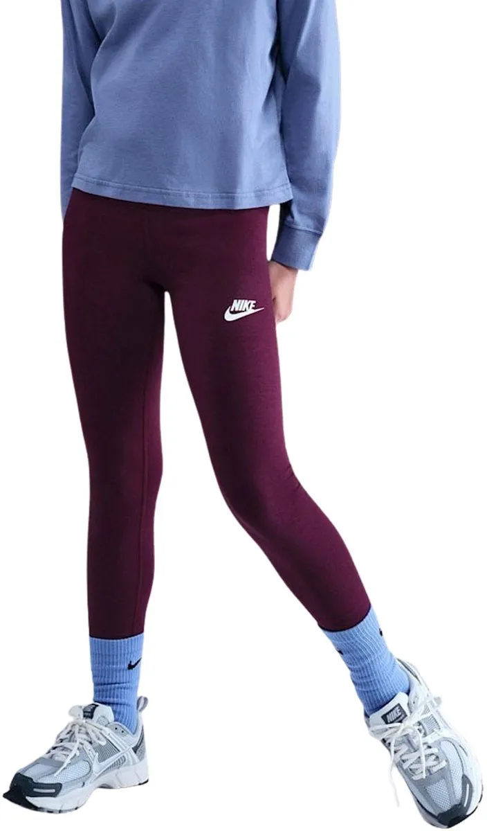 Nike Sportswear Classic High Waisted Tight - 158 - Bordeauxrood