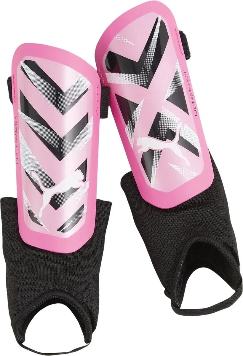 PUMA Ultra Light Ankle Scheenbeschermers - XS - Zwart/Wit