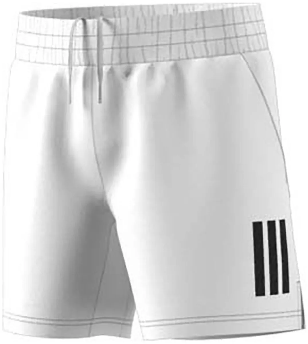adidas Performance Club Tennis 3-Stripes Short JI9253 - 140 Wit