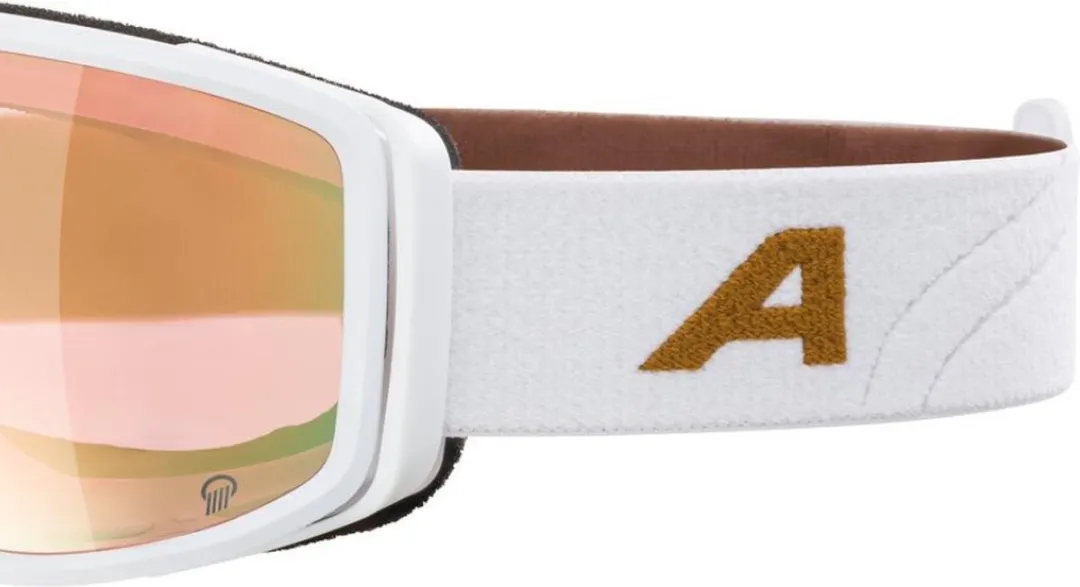 Alpina Bivio Q Skibril | Wit | Categorie 2
